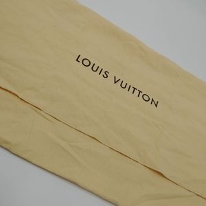 Louis vuitton dust bag tan canvas purse bag